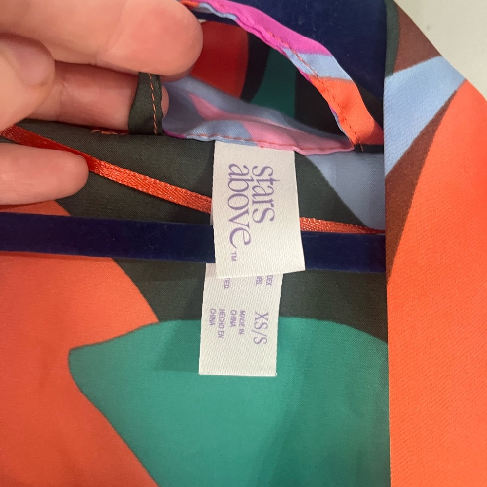 Stars Above Multicolor Abstract Robe - Picture 2 of 5